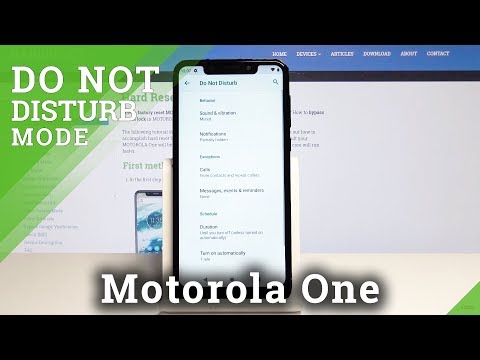 How to Activate Do Not Disturb Mode in Motorola One – DND Mode