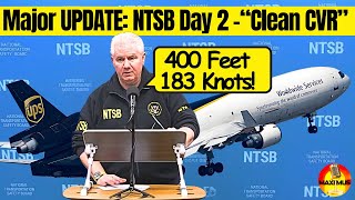 🚨 CVR RECORDED CRASH And More: NTSB Day 2 UPDATE On UPS MD-11 Crash.
