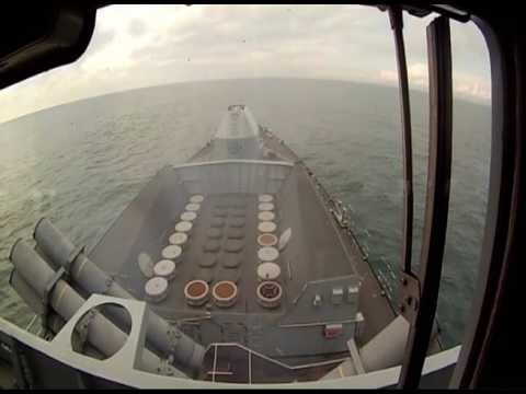 HMS Richmond Firing Sea Wolf Missile