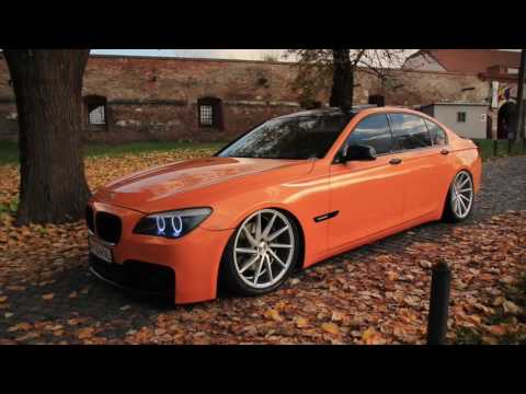 Angry Orange BMW 7er Vossen Wheels Video