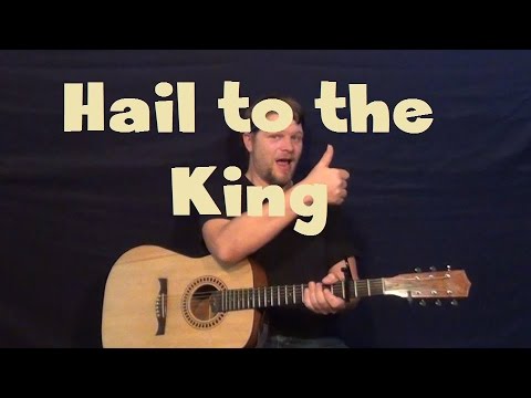 Hail to The King (Avenged Sevenfold) Easy Guitar Lesson How to Play Standard Tuning