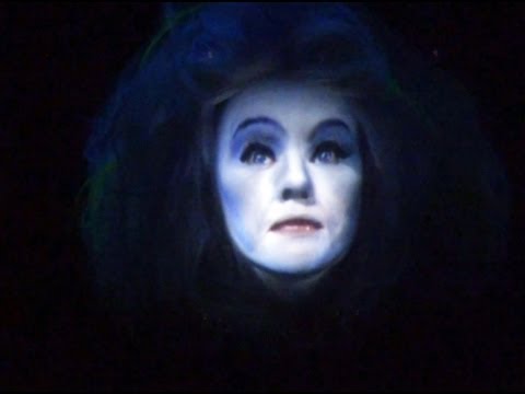Madame Leota Montage from Disney's Haunted Mansion Seance Disney World Floating Head HD