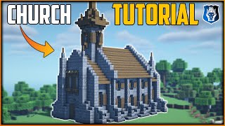 Minecraft Medieval Church (Tutorial) Medieval Town
