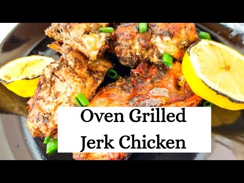 How to Make the Best Oven Grilled Jerk Chicken and Coleslaw || Perpetual Asiamah
