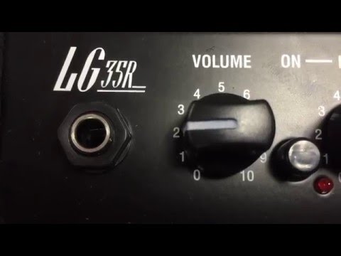 Пример звучания комбоусилителя Laney LG35R