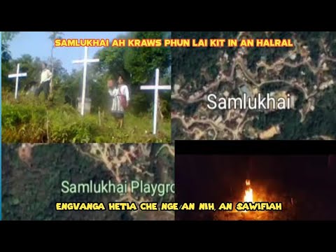 Samlukhai ah mi Kraws phun an kit hmiah mai, enge an kih chhan, a rawn sawifiah ta