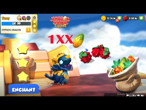 Upgrading Hypnos Dragon to Level 100 End ! - Dragon Mania Legends
