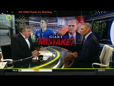 What's up today -  John Mana regrets handling of Eli Manning benching