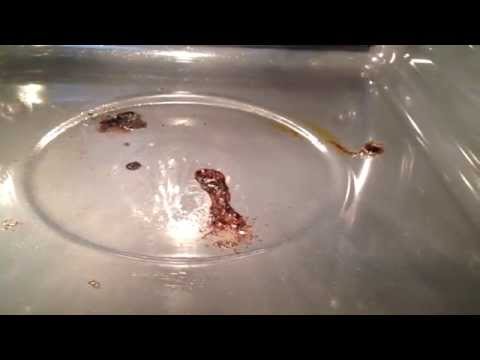 Pyrolyse vorher und nachher mit ein AEG Backofen