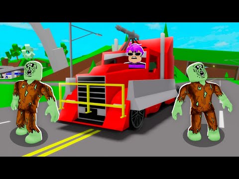 I BUILT A TRUCK for the ZOMBIE APOCALYPSE (Brookhaven)