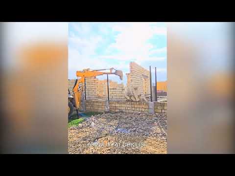 Fövqəladə Hallar Nazirliyi tərəfindən daha bir qanunsuz tikili sökülüb