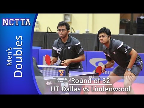 2015 TMS NCTTA Nationals: Mens Doubles [r32] - UT Dallas vs Lindenwood [C]