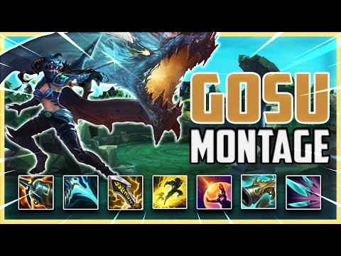GOSU MONTAGE - RANK #1 ADC GOD S11