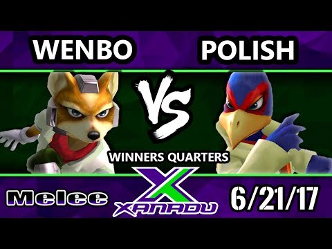 S@X 207 - Wenbo (Fox) Vs. Polish (Falco) - Smash Melee Winners Quarters - SSBM