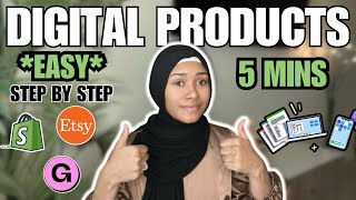 HOW TO START SELLING DIGITAL PRODUCTS ONLINE (EASY STEPS!)