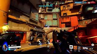 おゲームのお時間です。ちょっとだけPS5 OW2ノーアシスト練習中