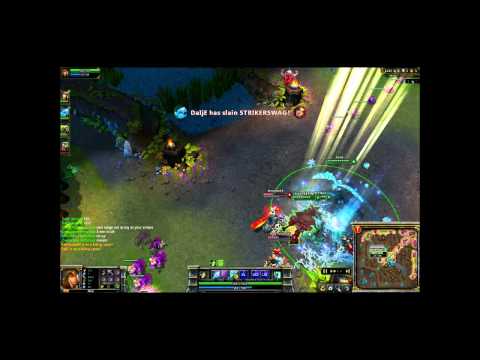 LoL - EPIC Ashe pro arrow double KS across the map