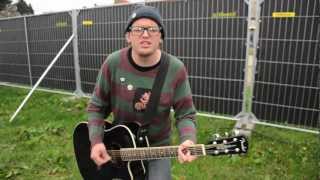 Mikey Erg! - Private Helicopter (Harvey Danger Cover) Acoustic Session @ Groezrock 2012