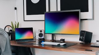 Productive Work From Home Desk Setup
