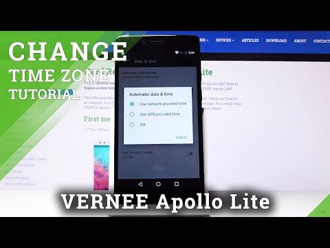 How to Change Date & Time in Vernee Apollo Lite - Set Up Date