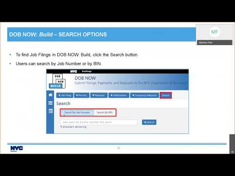 DOB NOW Build - Design Professional & Filing Representatives