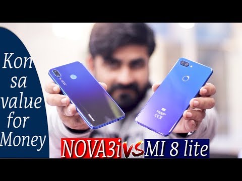 MI8 LITE VS NOVA 3i | Comparison | Camera | BUILD | Which one is value for Money 🤔🤔| [URDU/HINDI]