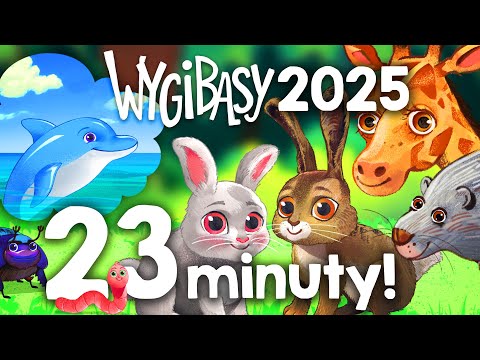 WYGIBASY 2025 - Piosenki dla dzieci – zestaw 20 minut –  Koczkodans, Delfin, Królik czy zając