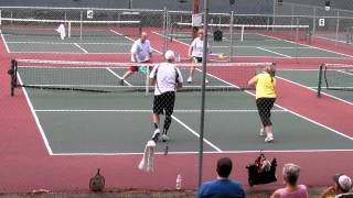 Championship Match, Second Game, 2012 Hot Springs Village Pickleball Celebration Tournament