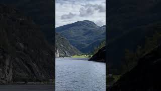 Cruise in the Fjords of Norway #fjordnorway #norwegianlandscape #shorts