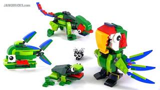 🔄 LEGO Creator Rainforest Animals: All 3 builds review! set 31031 re upload 20141127