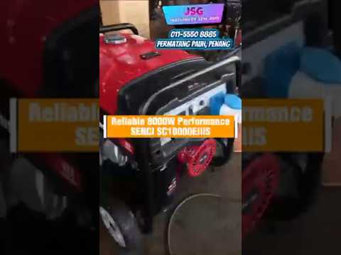 SENCI Gasoline Generator SC10000E-III [8000Watt/8KW] 4 Stroke Engine