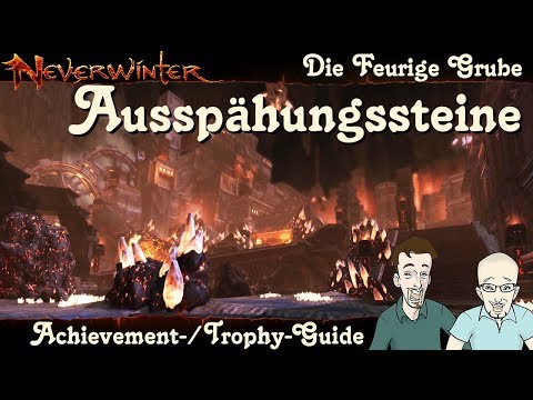 NEVERWINTER Fundorte aller Ausspähungssteine Die Feurige Grube Guide Leitfaden PS4 deutsch