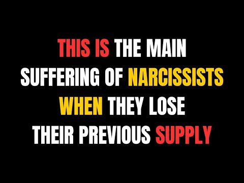 This is the Main Suffering of Narcissists When They Lose Their Previous Supply |NPD|narcissism