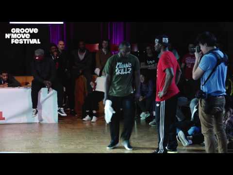 GROOVE'N'MOVE BATTLE 2017 - Popping semi- Final / Sally Sly vs Prince