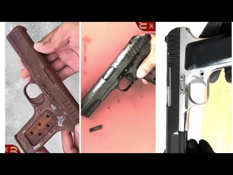 Tokarew TT-33 Deadlock rusty pistol Restoration