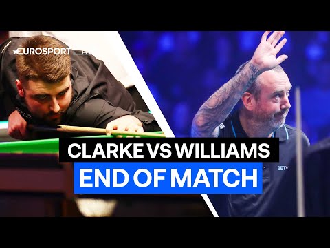 Mark Williams beats Jamie Clarke 97-0 in Shoot Out 2022 clash | End of match | Eurosport Snooker