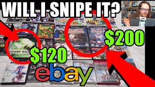 Sniping An eBay Auction of Retro Games Worth ~$400, Will I Win The Bid?