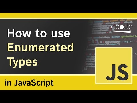 Javascript Tutorial Enum Types