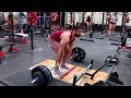FIRST DEADLIFT SESSION AFTER DELOAD