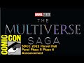 SDCC 2022 Marvel Studios Hall Panel Phase 5 Phase 6 Announcement