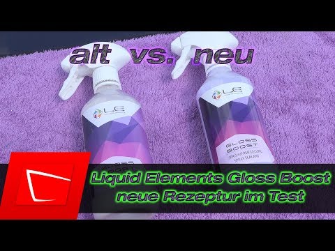 Liquid Elements Gloss Boost new version in review - streaks, shine and drops without end