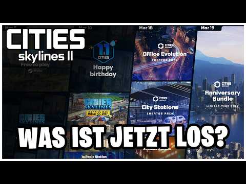 Jede Menge Überraschungen! 🎁 Das erwartet uns im Jubiläums-März von Cities Skylines