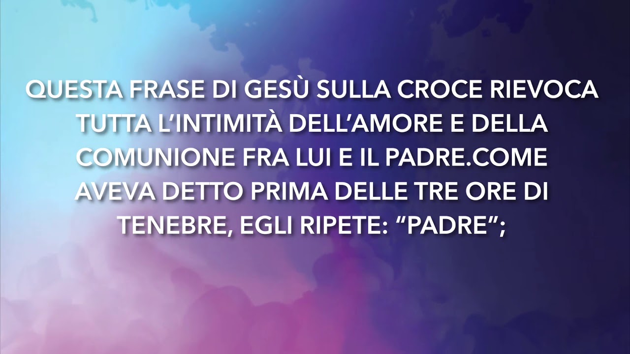 Meditazione Calendario "Parole di Vita" del 24 APRILE 2019