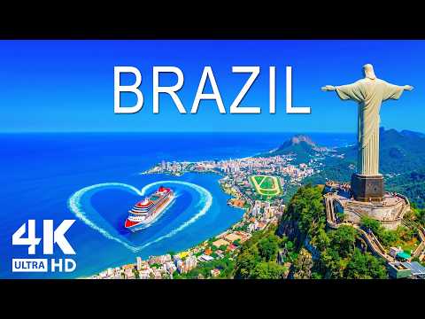 Brazil 4K 🇧🇷 Drone Footage | Rio de Janeiro & Spectacular Paradise Beaches