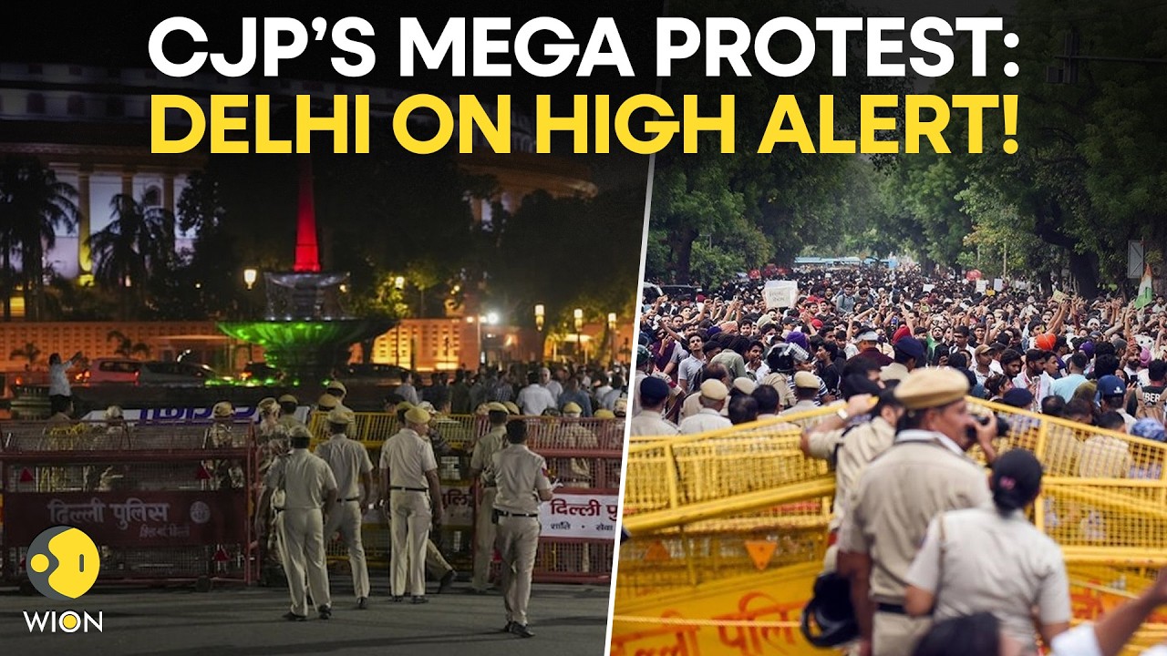 CJP Protest LIVE: Delhi Braces for Massive Showdown as CJP Targets CEC Over SIR Row | WION