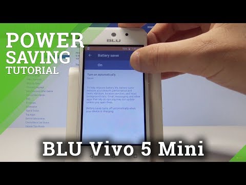 How to Use Power Saving Mode in BLU Vivo 5 Mini - Save Battery Instructions