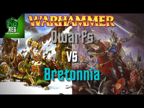 Warhammer Fantasy 6th Edition Battle Report | Dwarfs vs Bretonnia