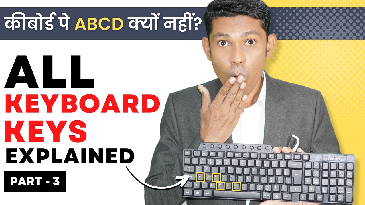 Keyboard Information in Detail. All short cut Keys. Computer Fundamental Part 3