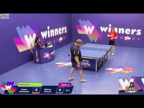 WINners CUP table 2  30.10 Syksa Aleksandr - Boklag Roman  17:45