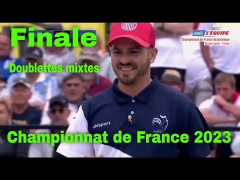 Pétanque !Championnat de France 2023 finale doublettes mixtes